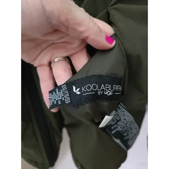 Koolaburra by UGG Reversible Sherpa Heavyweight Puffer Jacket Womans Size 2XL